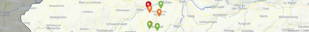 Map view for Pharmacies emergency services nearby Kematen an der Krems (Linz  (Land), Oberösterreich)